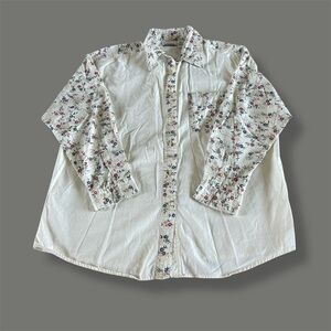 [Gitano] VTG Floral Button Down Shirt